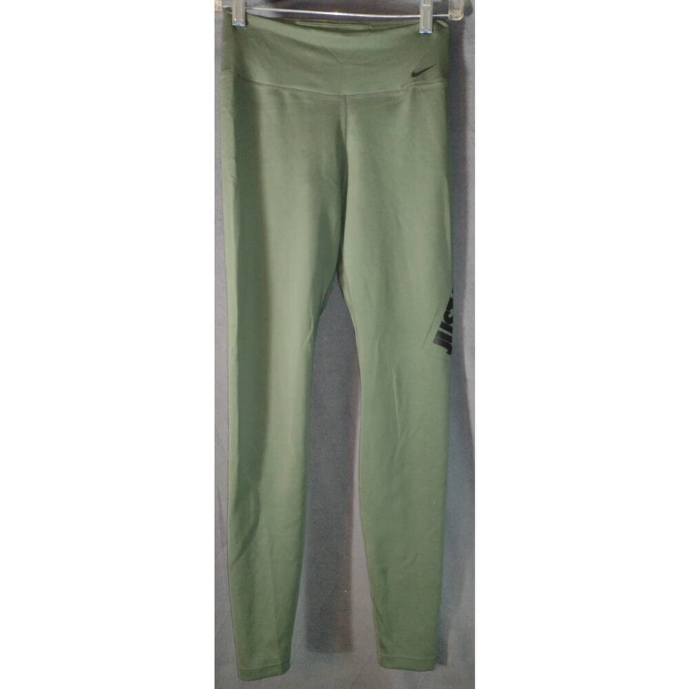 Women's Nike Dri-FIt Green Athletic Leggings Small